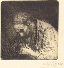 Poor Man (Pauvre homme). Creator: Alphonse Legros.