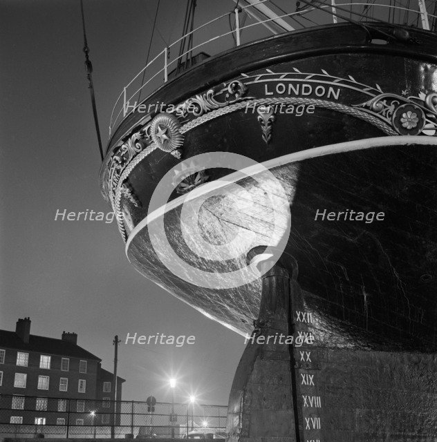 The 'Cutty Sark', Greenwich, Greater London, 1955-1965. Artist: John Gay
