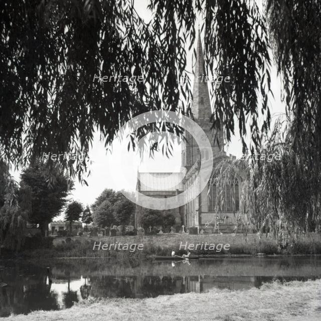 Holy Trinity Church, Stratford-upon-Avon, Warwickshire, c1955. Creator: Arthur Charles Kirby Ware.