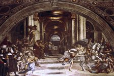 'The Expulsion of Heliodorus from the Temple', 1512-1514. Artist: Raphael