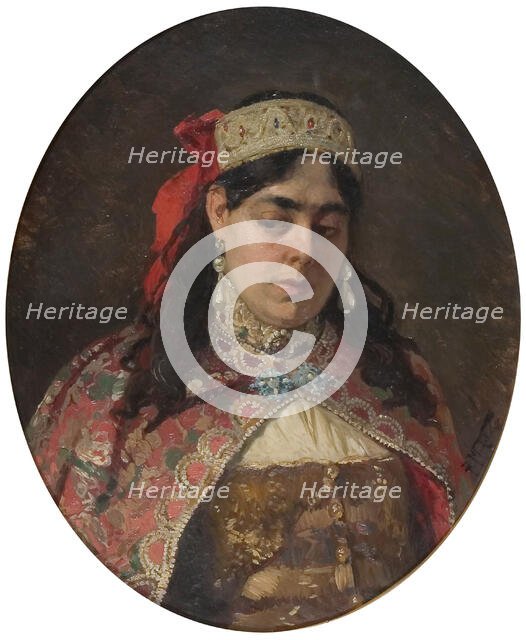 Portrait of the regent Sophia Alekseyevna (1657-1704). Creator: Makovsky, Konstantin Yegorovich (1839-1915).