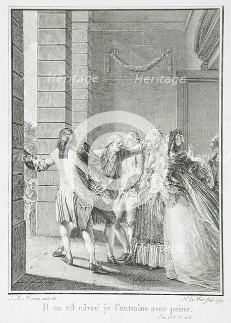 Il en est nâvré je l'entraîne avec peine, 1779. Creator: Noel Le Mire.