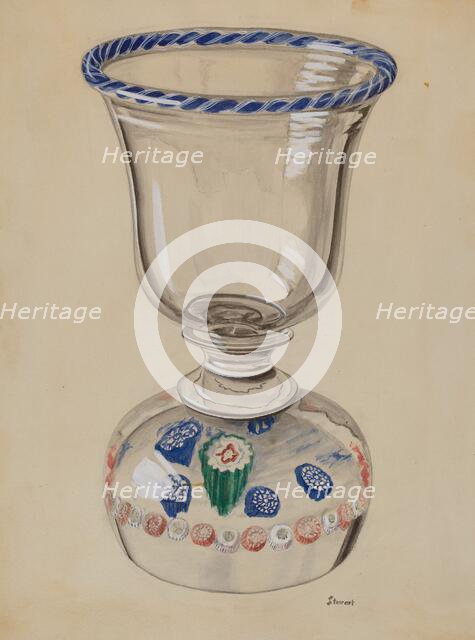 Paper Weight, c. 1936. Creator: Robert Stewart.