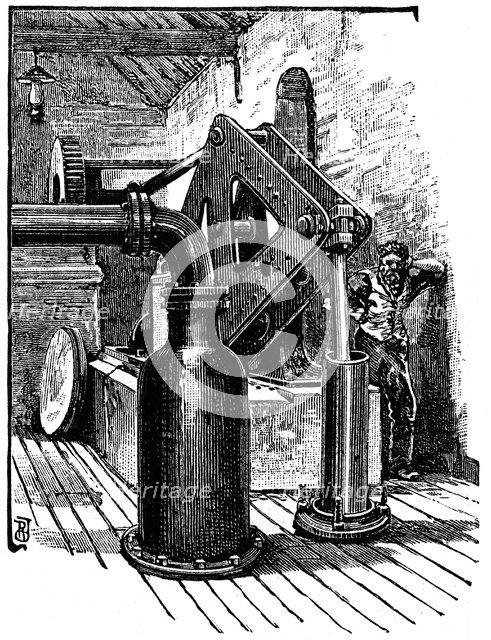 South Durham Salt Works, 1884. Artist: Anon