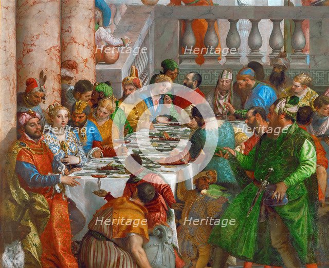 The Wedding Feast at Cana (Detail). Artist: Veronese, Paolo (1528-1588)