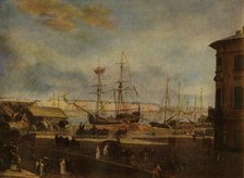 'View of the English Quay from...the Building of the Academy of Art', early 19th century, (1965).  Creator: Fyodor Alekseyev.