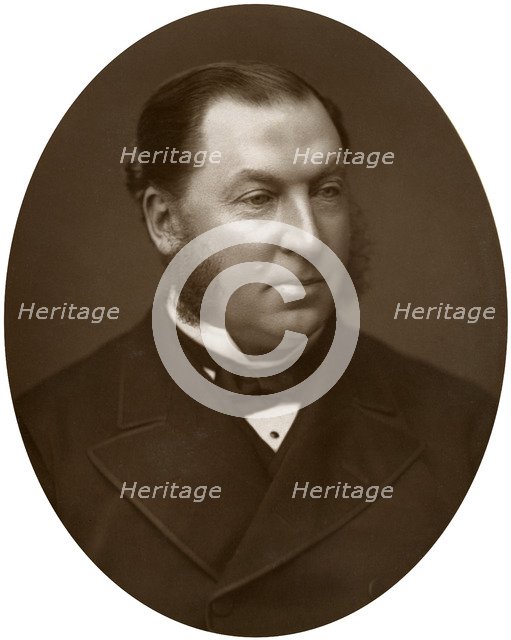 Hon Sir James Charles Mathew, LLD, Judge of the High Court of Justice, 1883. Artist: Lock & Whitfield