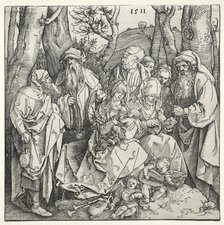 The Holy Family with Two Musician Angels, 1511. Creator: Albrecht Dürer (German, 1471-1528).