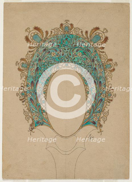 Designs for a Hand Mirror, c. 1900-1902. Creator: Félix Bracquemond (French, 1833-1914).