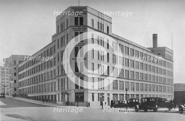 Printing Building, Metropolitan Life Insurance Company, Long Island City, New York, 1922. Artist: Unknown.