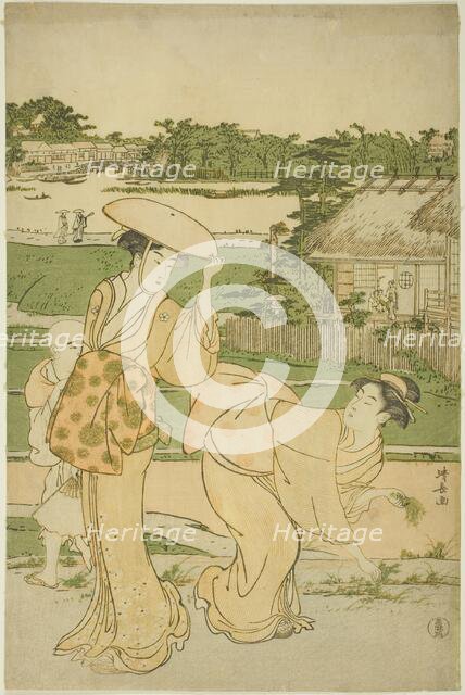 Spring Outing to Mukojima, c. 1787. Creator: Torii Kiyonaga.