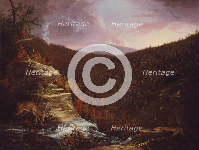 From the Top of Kaaterskill Falls, 1826. Creator: Thomas Cole.