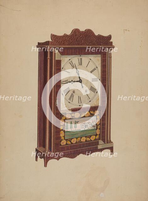 Shelf Clock, c. 1939. Creator: Edward Bashaw.