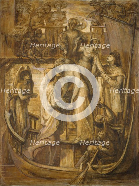 The Boat of Love, 1881. Creator: Dante Gabriel Rossetti.