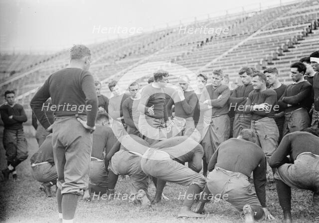 Sanford drilling guards, Yale, between c1910 and c1915. Creator: Bain News Service.