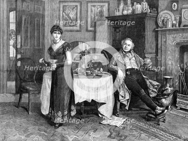 "Our First-Floor Lodger" by H. G. Glindoni, 1883. Creator: Unknown.