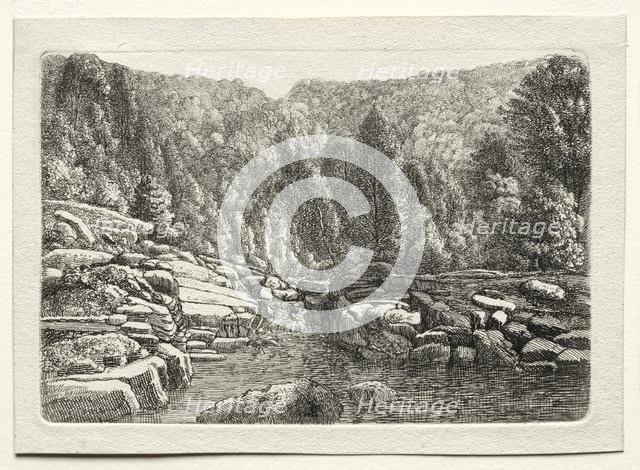 Water in the Mountains, c. 1790-1800. Creator: Christoph Nathe (German, 1753-1806).