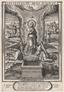 Les Festes du mois d'Aoust (August: The Assumption), 1603. Creator: Leonard Gaultier.