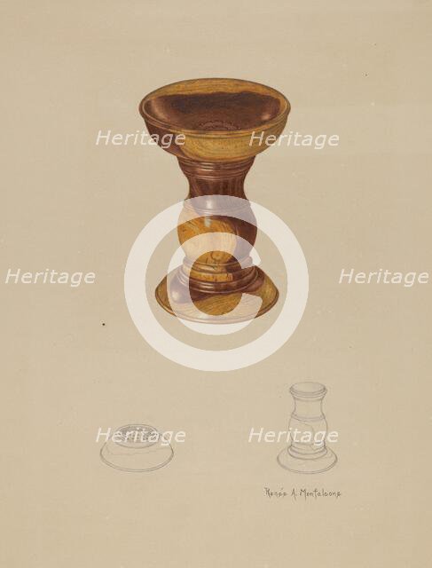 Sand Shaker, c. 1941. Creator: Renee A. Monfalcone.