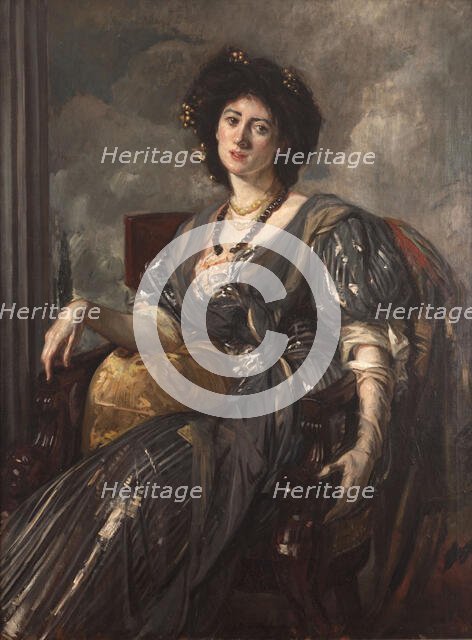 Portrait of Lady Michelham, c1905. Creator: Jacques Emile Blanche.
