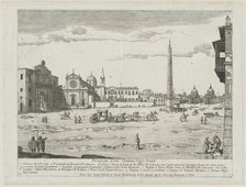 "Prospectus Locurum Urbis Romae Insign[ium]", 1666. Creator: Lievin Cruyl (Flemish, c. 1640-c. 1720).