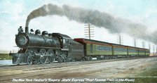 The train 'Empire State Express' entering Central Station in New York, 1910.