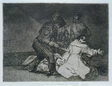 The Disasters of War, a series of etchings by Francisco de Goya (1746-1828), plate 46: 'Esto es m…