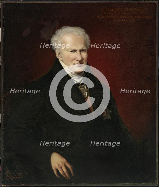 Alexander von Humboldt, 1855. Creators: Emma Gaggiotti-Richards, Alexander von Humboldt.