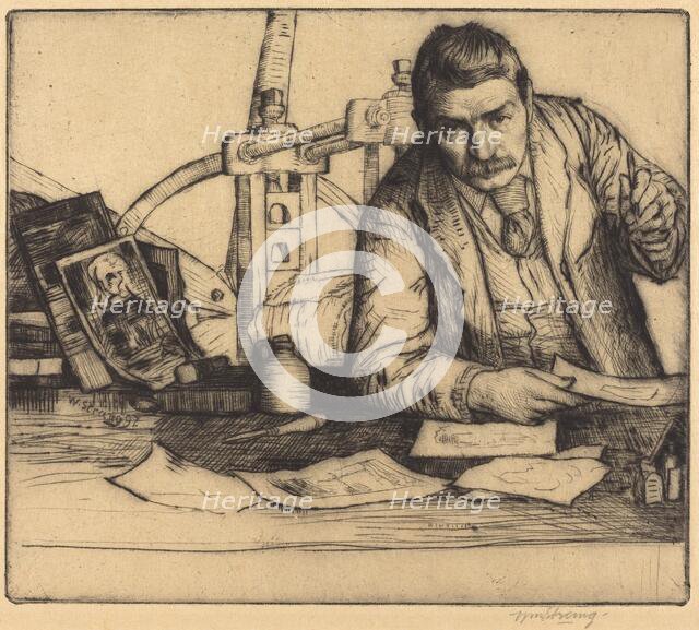 Self-Portrait, 1897. Creator: William Strang.