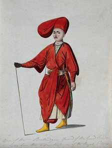 A Turkish guardsman. Creator: Unknown.