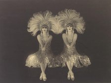 The Dolly Sisters, 1920s. Creator: Walery.