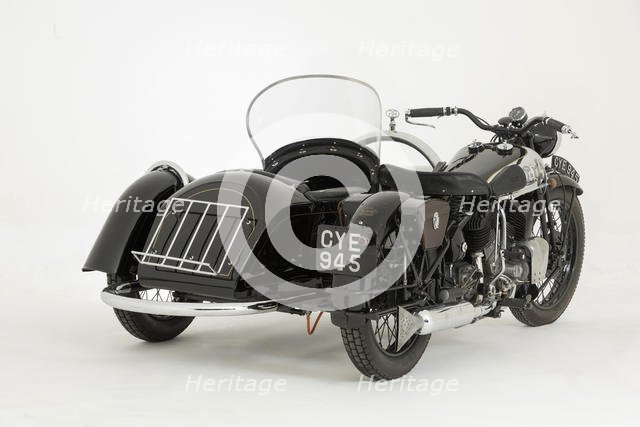 1936 Brough Superior 11-50 Special Combination. Creator: Unknown.