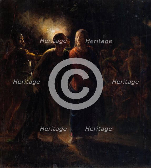 Kiss of Judas, n.d. (after 1860). Creator: Wilhelm Marstrand.