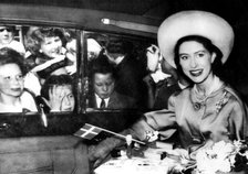 Princess Margaret during a royal visit to Glasgow, 1962. Artist: Unknown