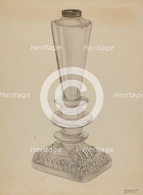 Lamp, c. 1937. Creator: Frank Fumagalli.