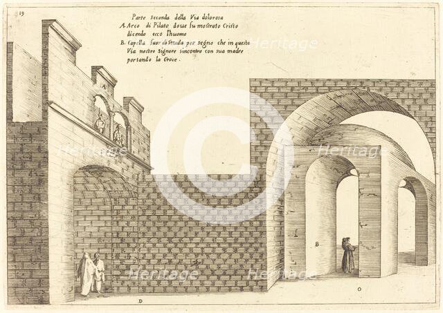 Second Part of the Via Dolorosa, 1619. Creator: Jacques Callot.