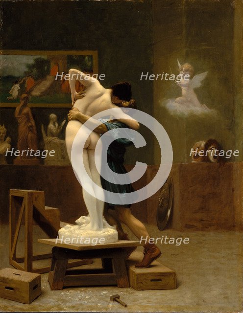 Pygmalion and Galatea, c. 1890. Artist: Gerôme, Jean-Léon (1824-1904)
