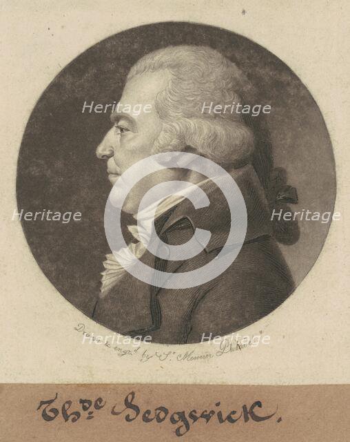 Theodore Sedgwick, 1801. Creator: Charles Balthazar Julien Févret de Saint-Mémin.