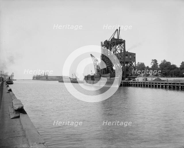 Coal dumping plant, Conneaut, Ohio, ca 1900. Creator: Unknown.