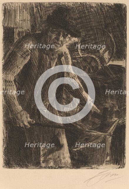 The Master-Smith, 1907. Creator: Anders Leonard Zorn.