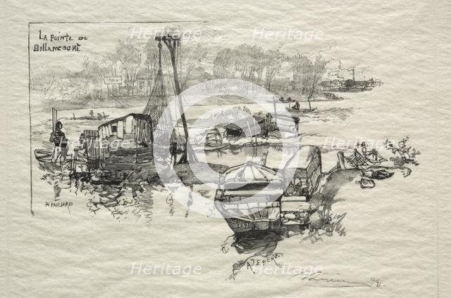 Le Point de Billancourt. Creator: Auguste Louis Lepère (French, 1849-1918).