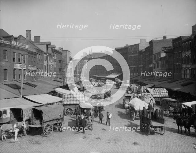 Dock Street, Philadelphia, Pa., c1908. Creator: Unknown.