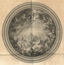 Coupole du Salon de la Paix (Cupola of the Salon of Peace) [pl. 44], published 1752. Creators: Jean-Baptiste Masse, Michel Aubert, Laurent Cars.