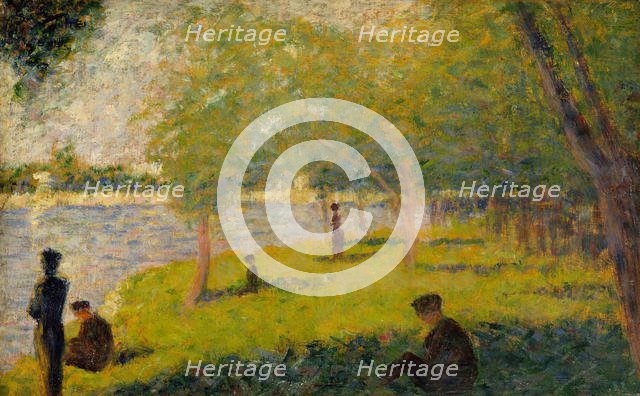 Study for "A Sunday on La Grande Jatte", 1884. Creator: Georges-Pierre Seurat.