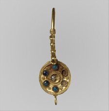 Earring, Langobardic or Byzantine (?), 6th-7th century. Creator: Unknown.