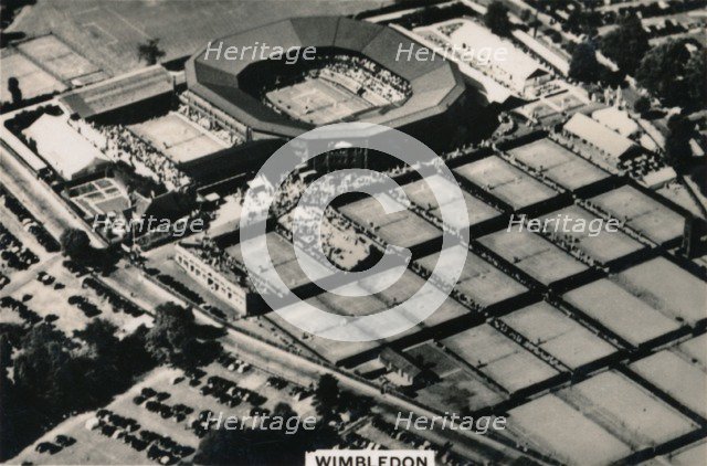 Aerial view of Wimbledon, 1939. Artist: Unknown