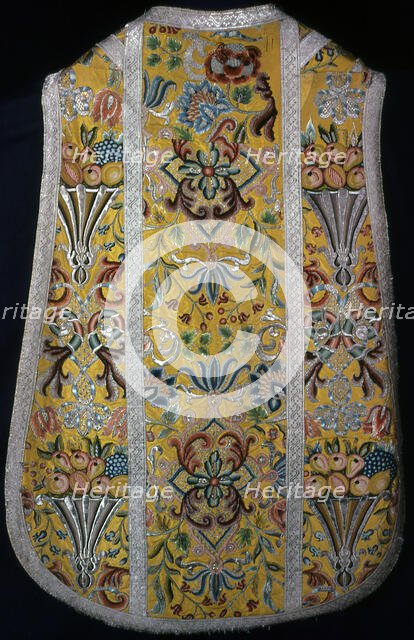 Chasuble, Central Europe, 18th century. Creator: Unknown.