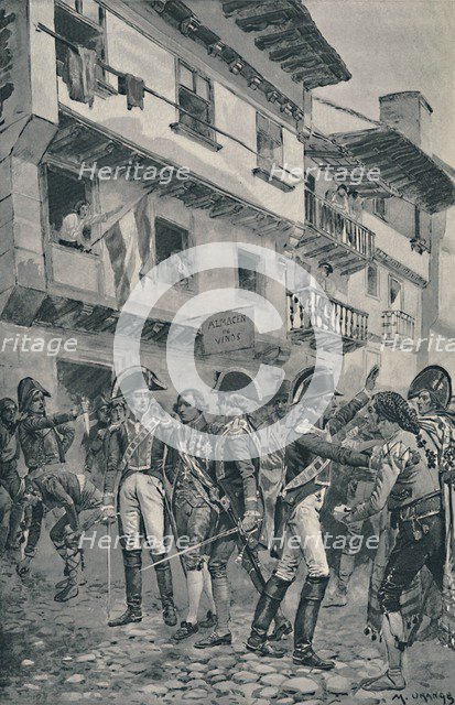 'Godoy Taken Into Custody By The Spanish Troops', 1896. Artist: Unknown.