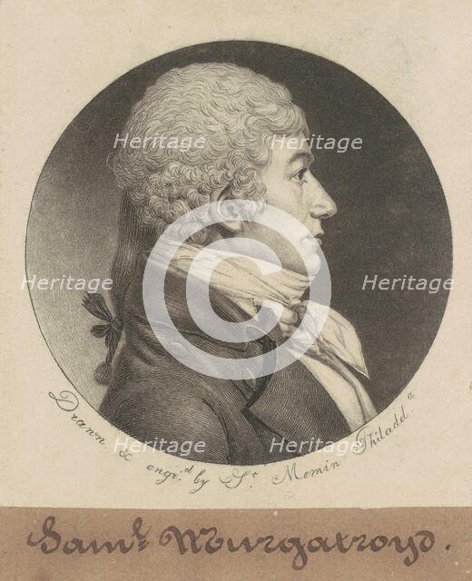 Samuel Murgatroyd, 1798. Creator: Charles Balthazar Julien Févret de Saint-Mémin.