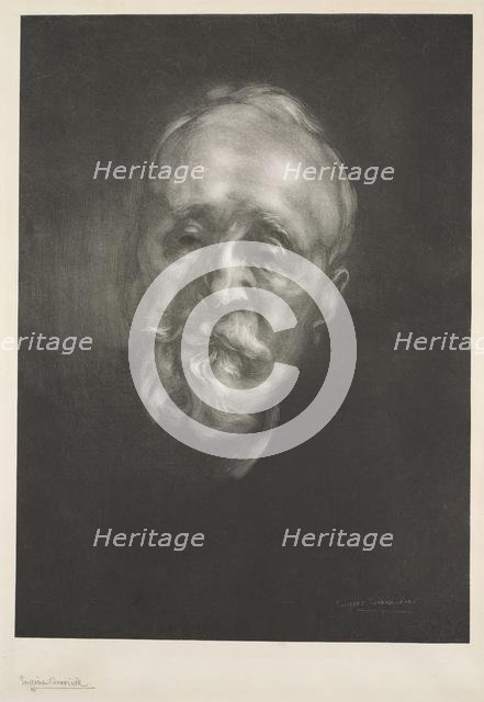 Puvis de Chavannes, 1897. Creator: Eugène Carrière (French, 1849-1906).